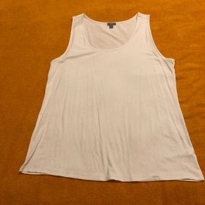 Ladies White Tank